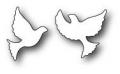 Die cutting template - Peace Doves