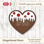 Cutting die - Gingerbrad heart