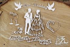 Chipboard - Our wedding