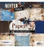 Paper 15x15 cm - Winter Trails 