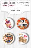Fair buttons - Bon appetit!