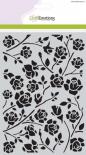 Mask A5 - Botanical roses