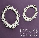 Chipboard - Oval frames