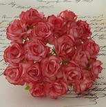 Roses 30mm - White/Red