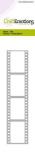 Cutting die - Filmstrip