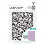 Embossing folder - Heart Pattern