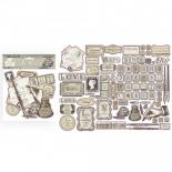 Chipboard - Calligraphy