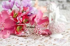 Chipboard - Small rose