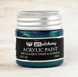 Prima acrylic paint - Metallique Emerald green