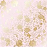 Lapa ar foliju - Golden Peony Passion Light pink