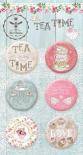 Fair buttons - Tea Time
