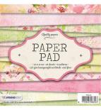 Paper pad 15x15 cm - Pink/Green