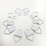Metalic loops - white