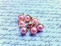 Brads 12mm (Gold/Pink)