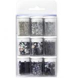Glitter set - Silver