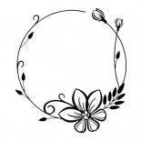 Embossing frame - Flower frame