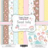 Paper pad 20x20cm - Sweet baby girl