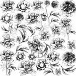 Lapa ar zelta foliju - Glam paper 50