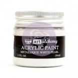 Prima acrylic paint - White Pearl