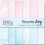 Paper 30x30 cm - Pink and blue JOY