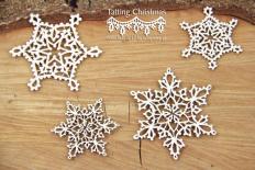 Chipboard - Small snowlakes