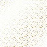 Lapa ar foliju - Golden stars White