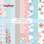 Paper set 15x15cm - You & Me