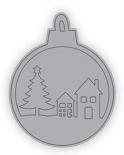 Cutting die - Bauble Scene