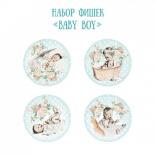 Flair buttons - Baby boy