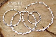 Chipboard - Barbwire frames