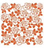 Embossing folder - Roses
