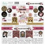 Chipboard stickers - Glam Rock