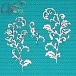 Chipboard - Floral Diana
