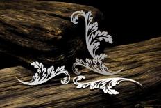 Openwork ornaments - leaves