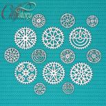 Chipboard - Vintage gears