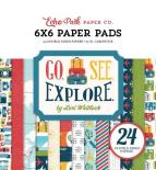 Paper 15x15 cm - Go. See. Explore