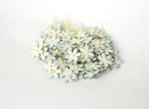 Tiny flowers - White / Blue