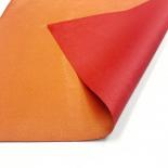 Divpusīga mākslīga zamšāda (50x35) - red/orange