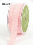 Ribbon - Twill/Chevron Stripes  (Pink)