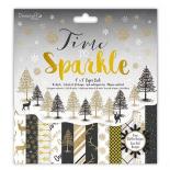 Papīrs 20x20 cm - Time to Sparkle
