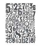 Embossing folder - Numeric by Tim Holtz