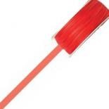 7mm organza – red