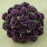 Roses 15mm - Plum