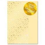 Acetāta lapa A4 - Golden Stars Yellow