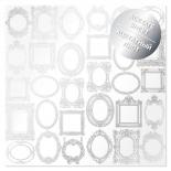 Acetate sheet - Silver Frames