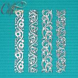 Chipboard - Floral borders
