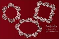 Chipboard doilies