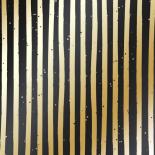 Lapa ar foliju - Golden Stripes Black