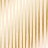 Lapa ar folija zīmējumu - Golden Stripes Beige