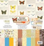 Paper 30x30 cm - Butterfly atlas